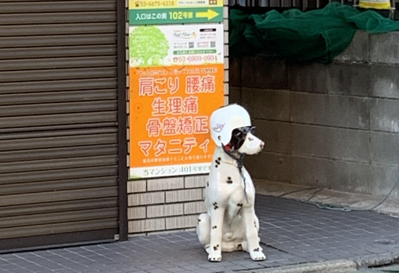 100mほど進むと赤い「ピザハット」の看板が見えてきます。 ピザハットのビルの隣のビル「荒井マンション401号」が当院です。